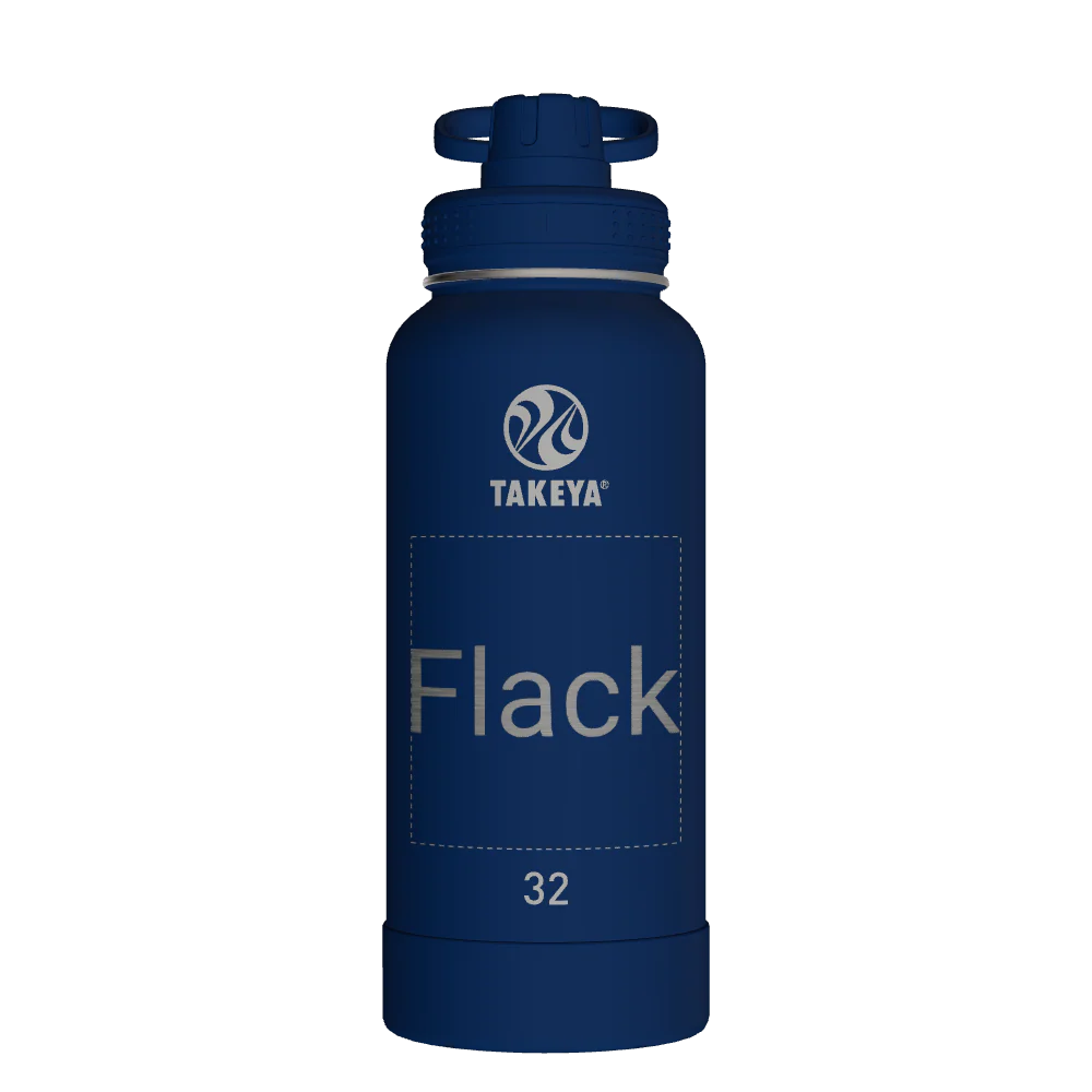 Actives Water Bottle With Spout Lid - customized