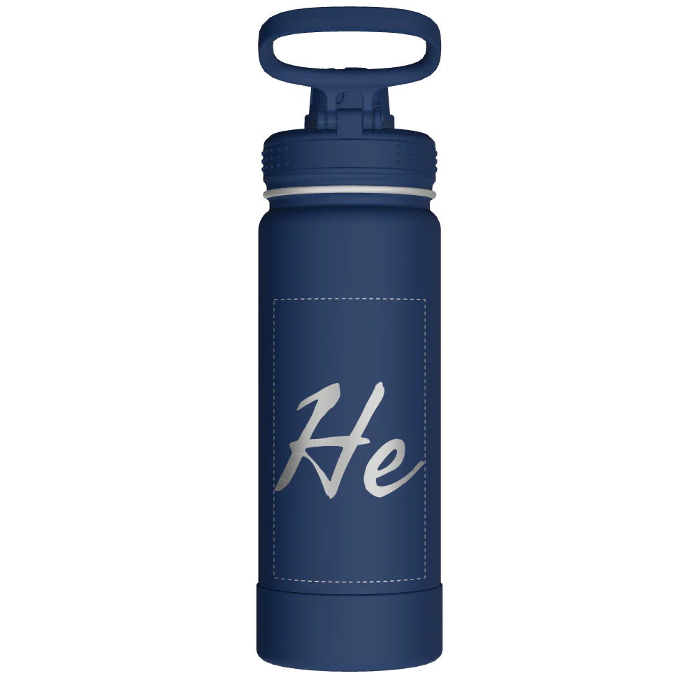 Actives Water Bottle With Spout Lid - customized - Image 2