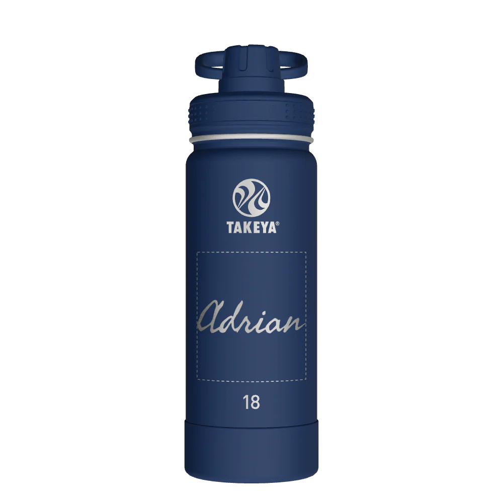 Actives Water Bottle With Spout Lid - customized
