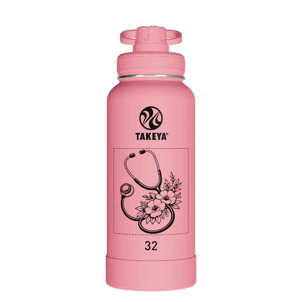 Actives Water Bottle With Spout Lid - customized