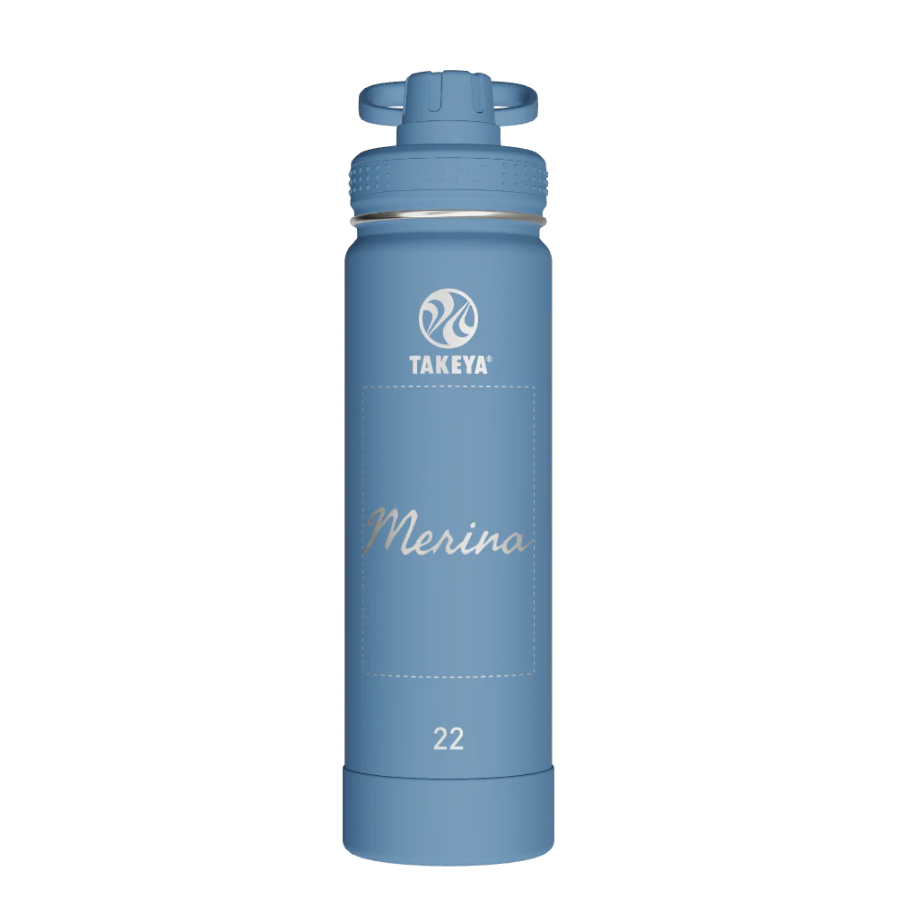 Actives Water Bottle With Spout Lid - customized