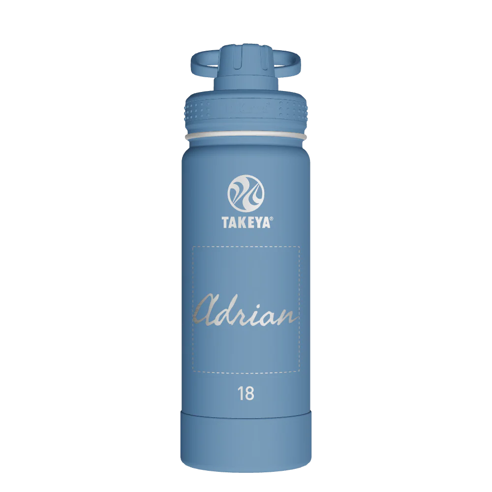 Actives Water Bottle With Spout Lid - customized