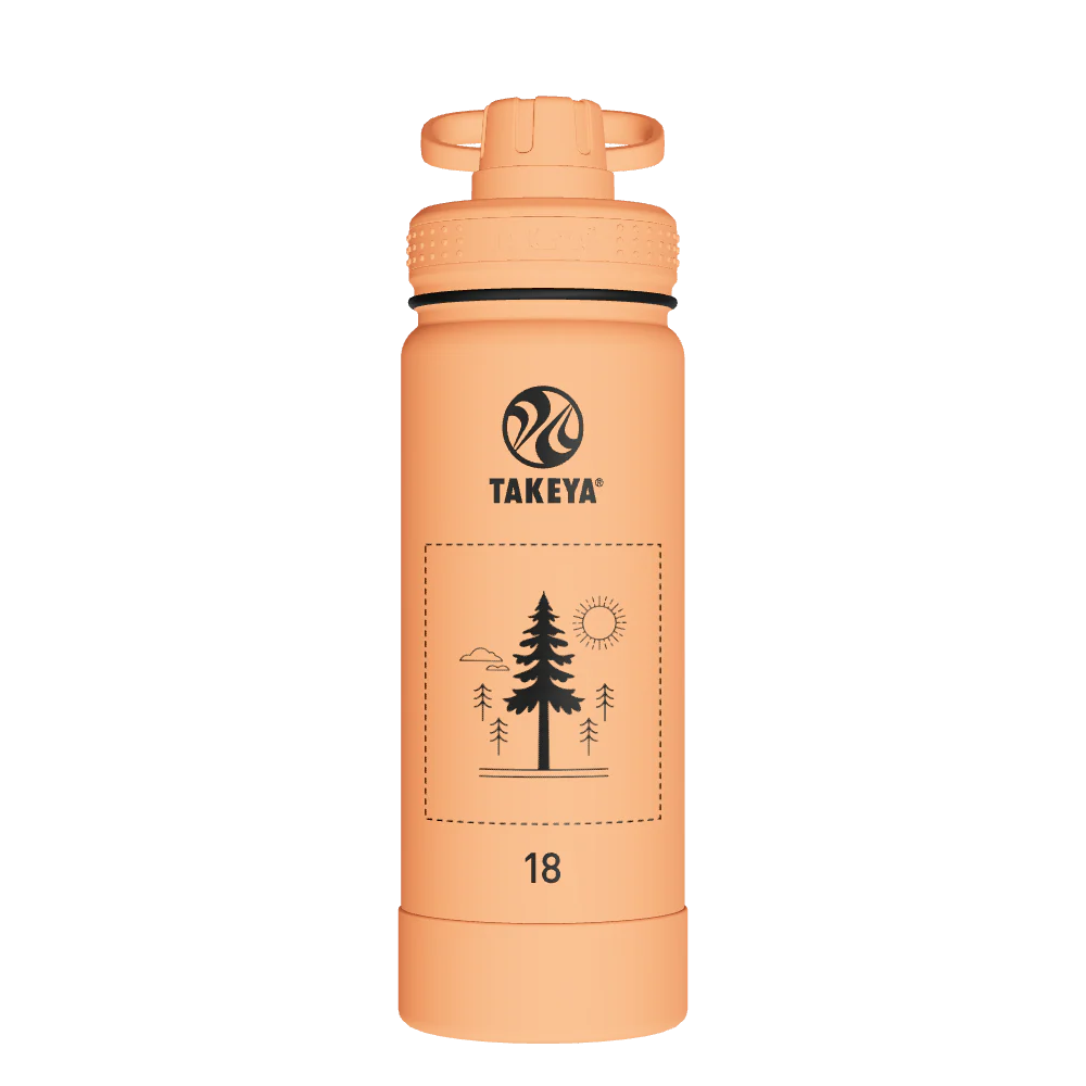 Actives Water Bottle With Spout Lid - customized