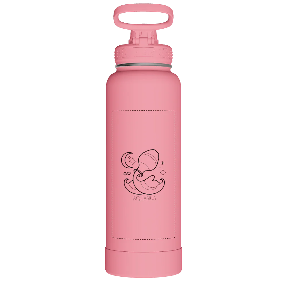 Actives Water Bottle With Spout Lid - customized - Image 2