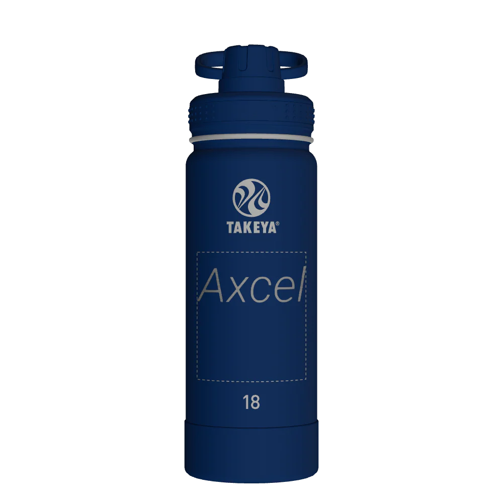 Actives Water Bottle With Spout Lid - customized