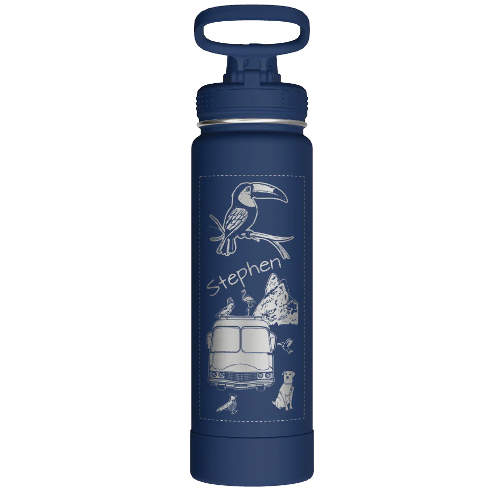 Actives Water Bottle With Spout Lid - customized