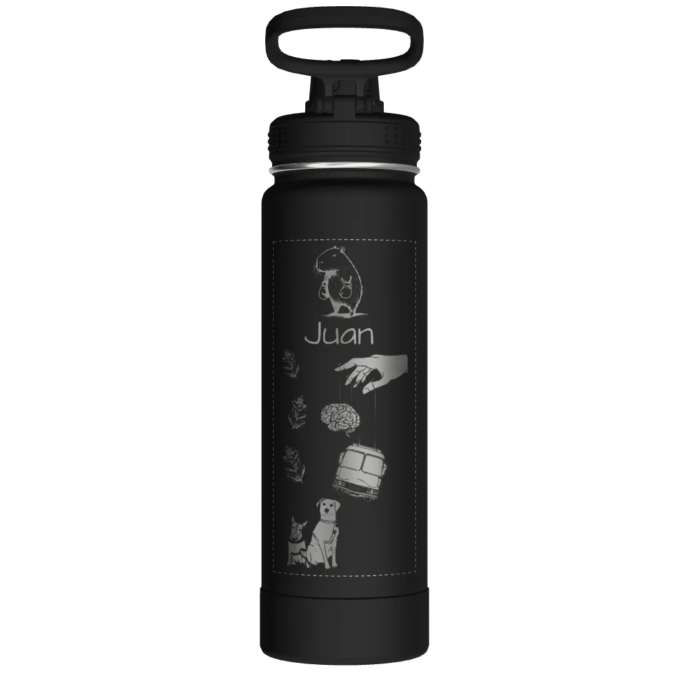 Actives Water Bottle With Spout Lid - customized