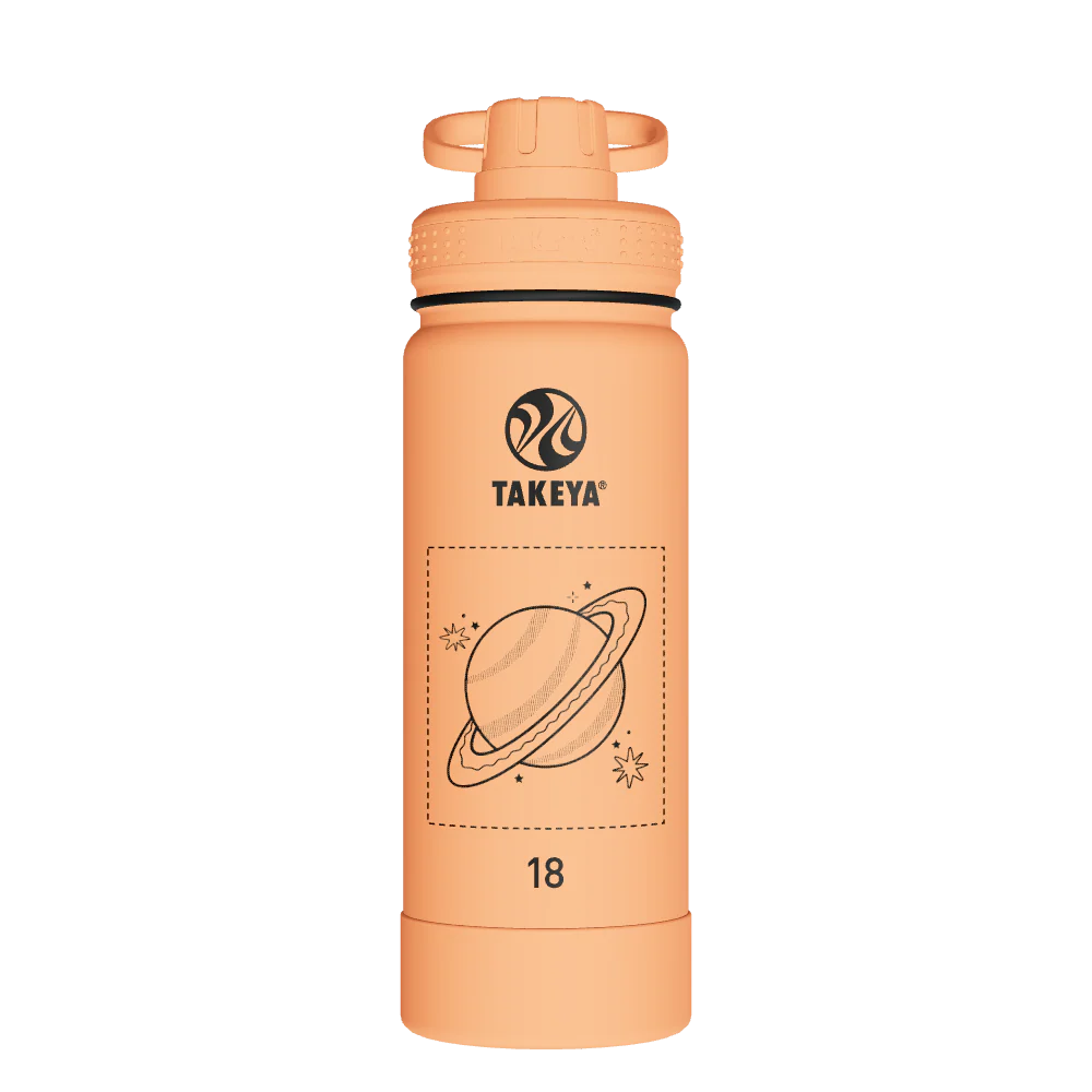 Actives Water Bottle With Spout Lid - customized