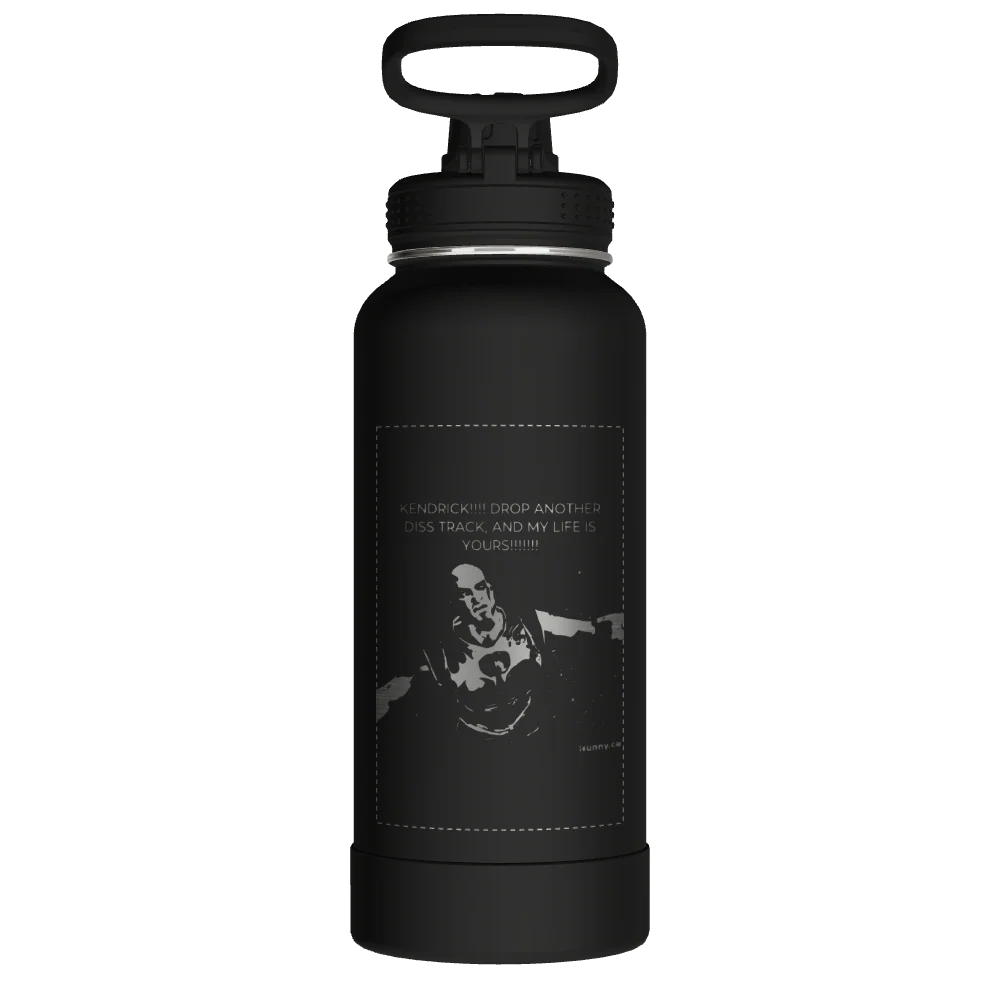 Actives Water Bottle With Spout Lid - customized - Image 2