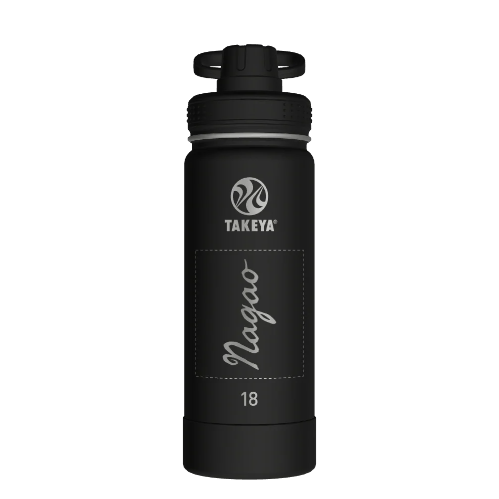 Actives Water Bottle With Spout Lid - customized
