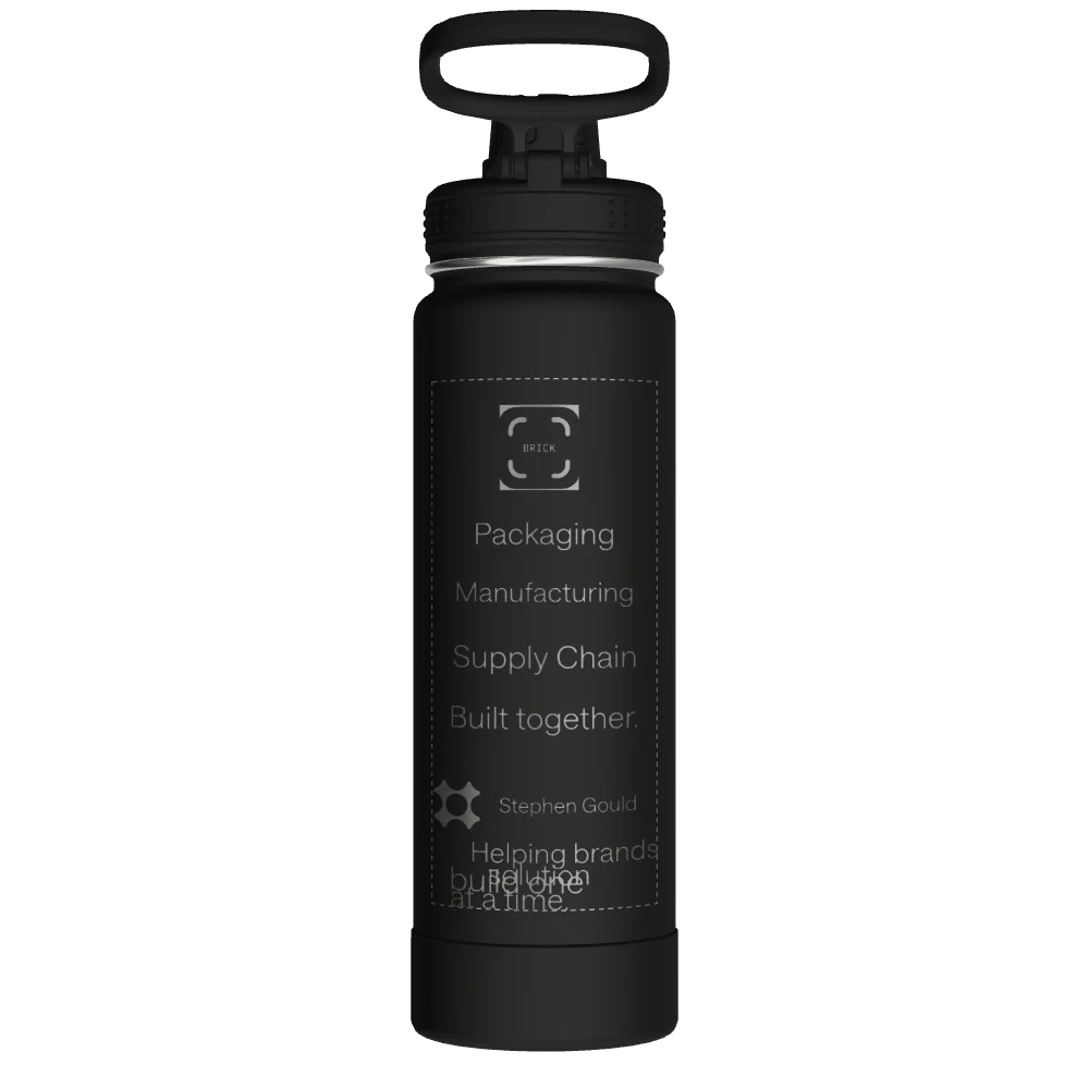 Actives Water Bottle With Spout Lid - customized - Image 2