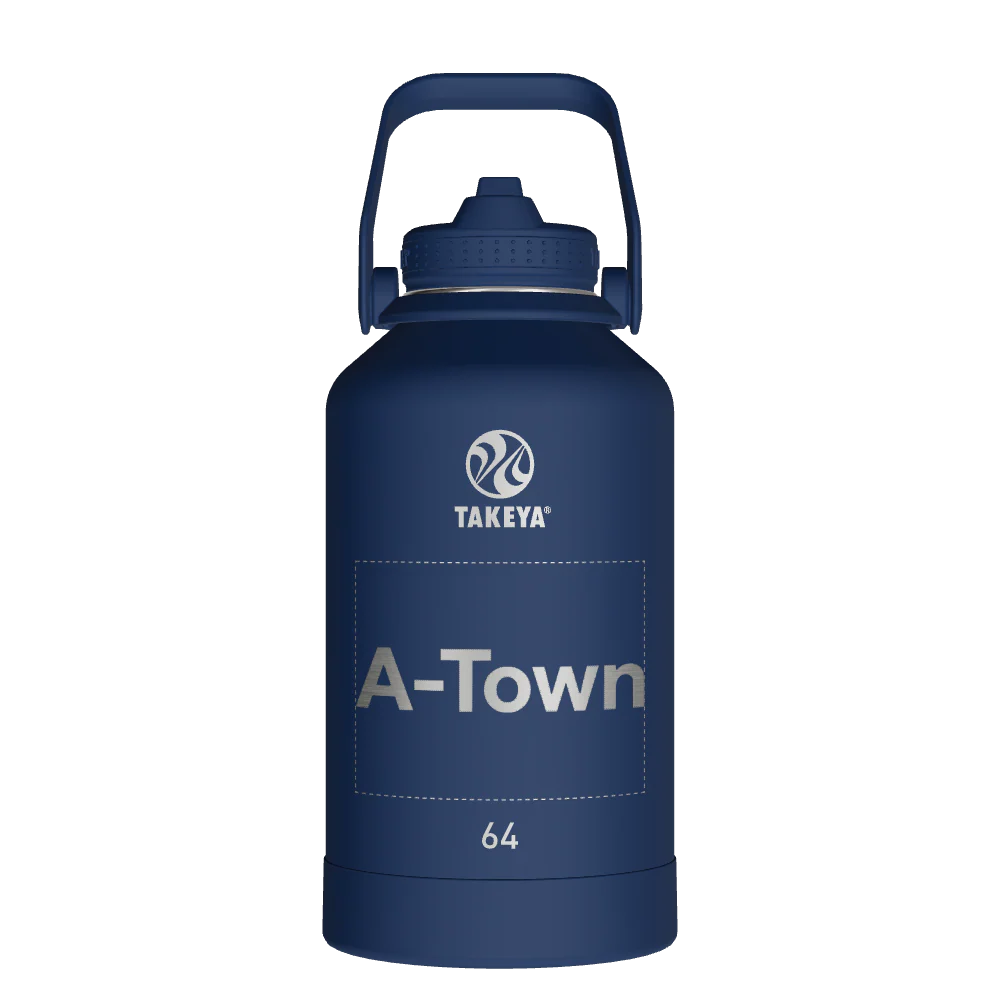 Actives Water Bottle With Straw Lid - customized