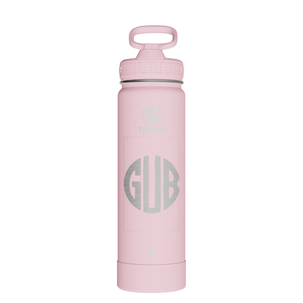 Actives Water Bottle With Straw Lid - customized