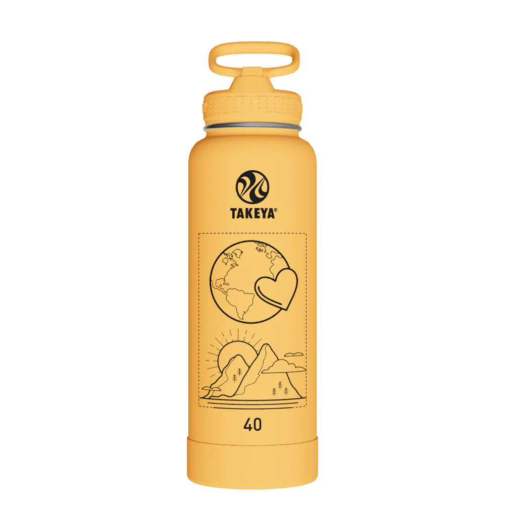 Actives Water Bottle With Straw Lid - customized