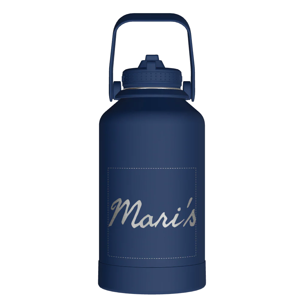 Actives Water Bottle With Straw Lid - customized - Image 2