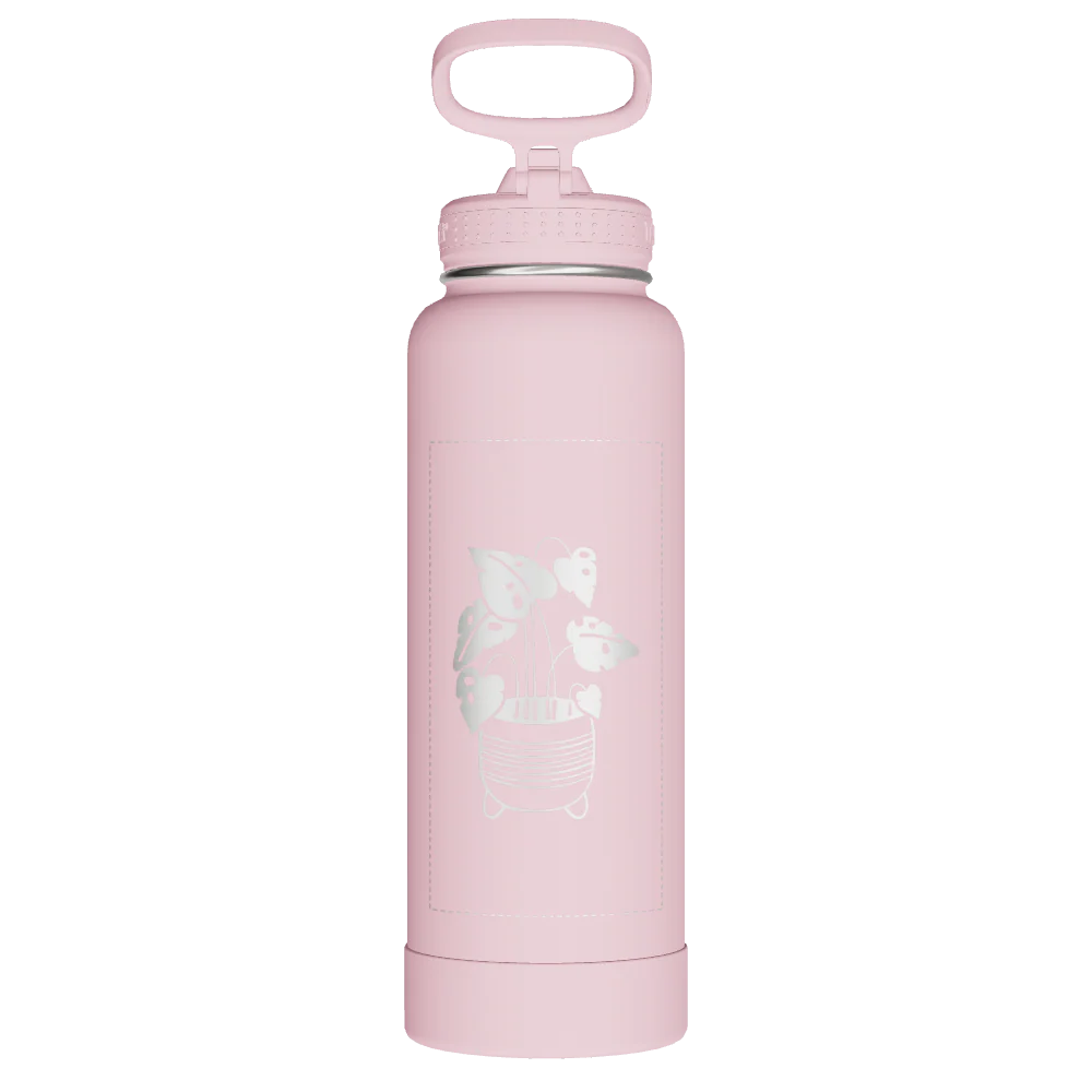 Actives Water Bottle With Straw Lid - customized - Image 2