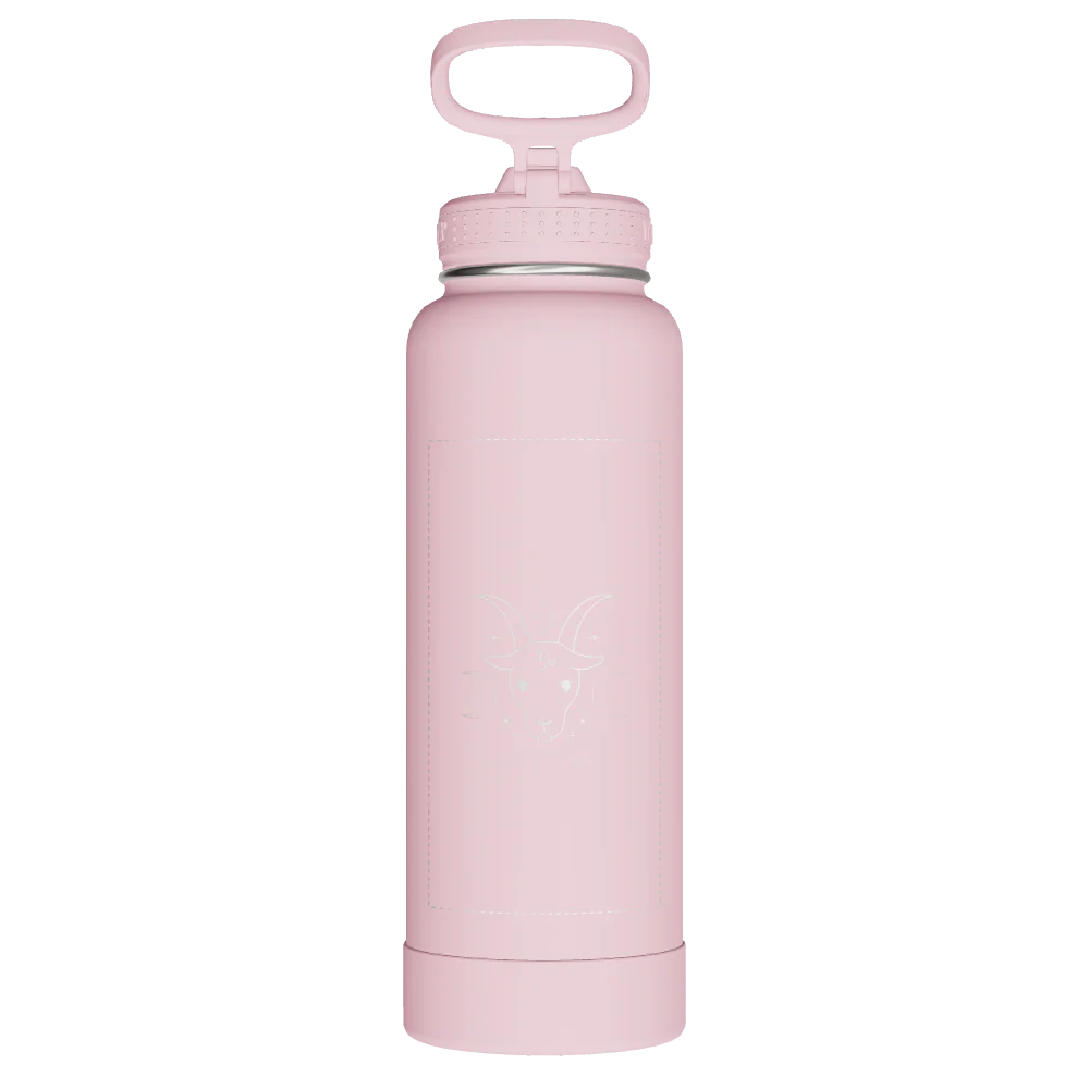 Actives Water Bottle With Straw Lid - customized - Image 2