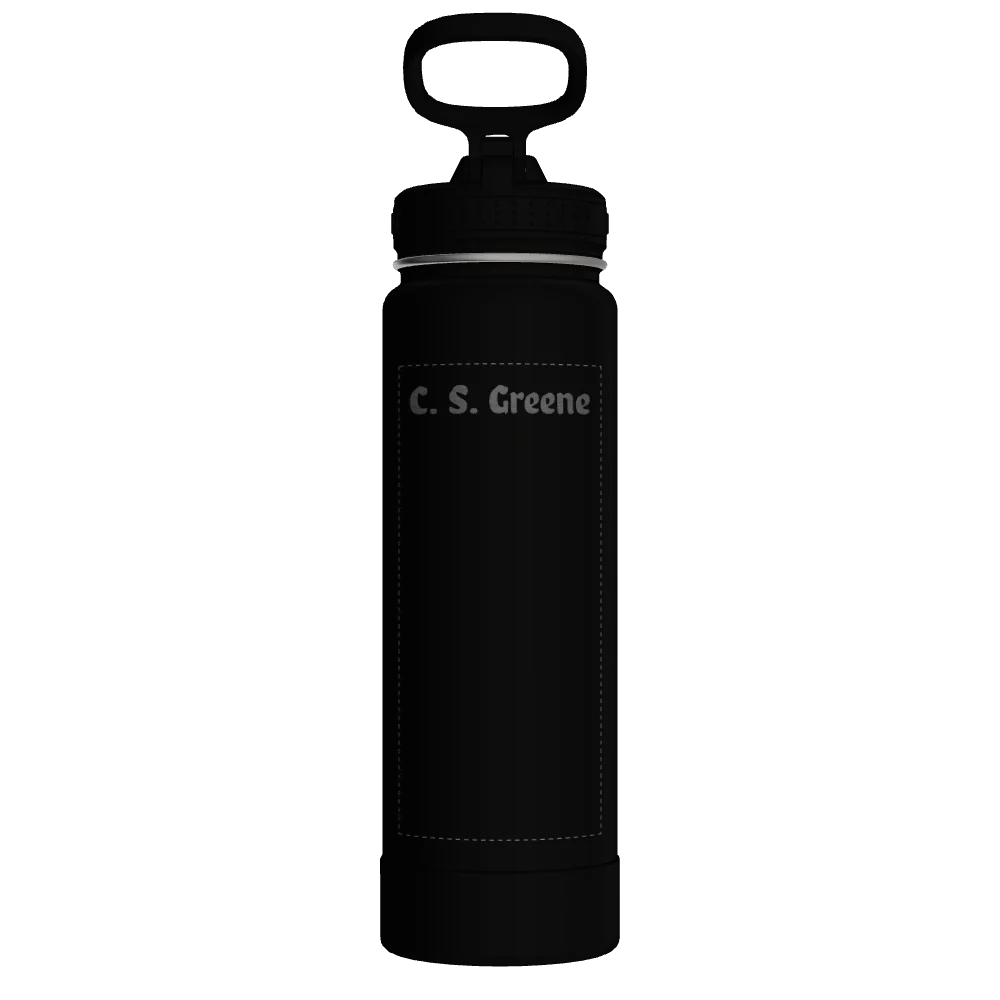Actives Water Bottle With Straw Lid - customized