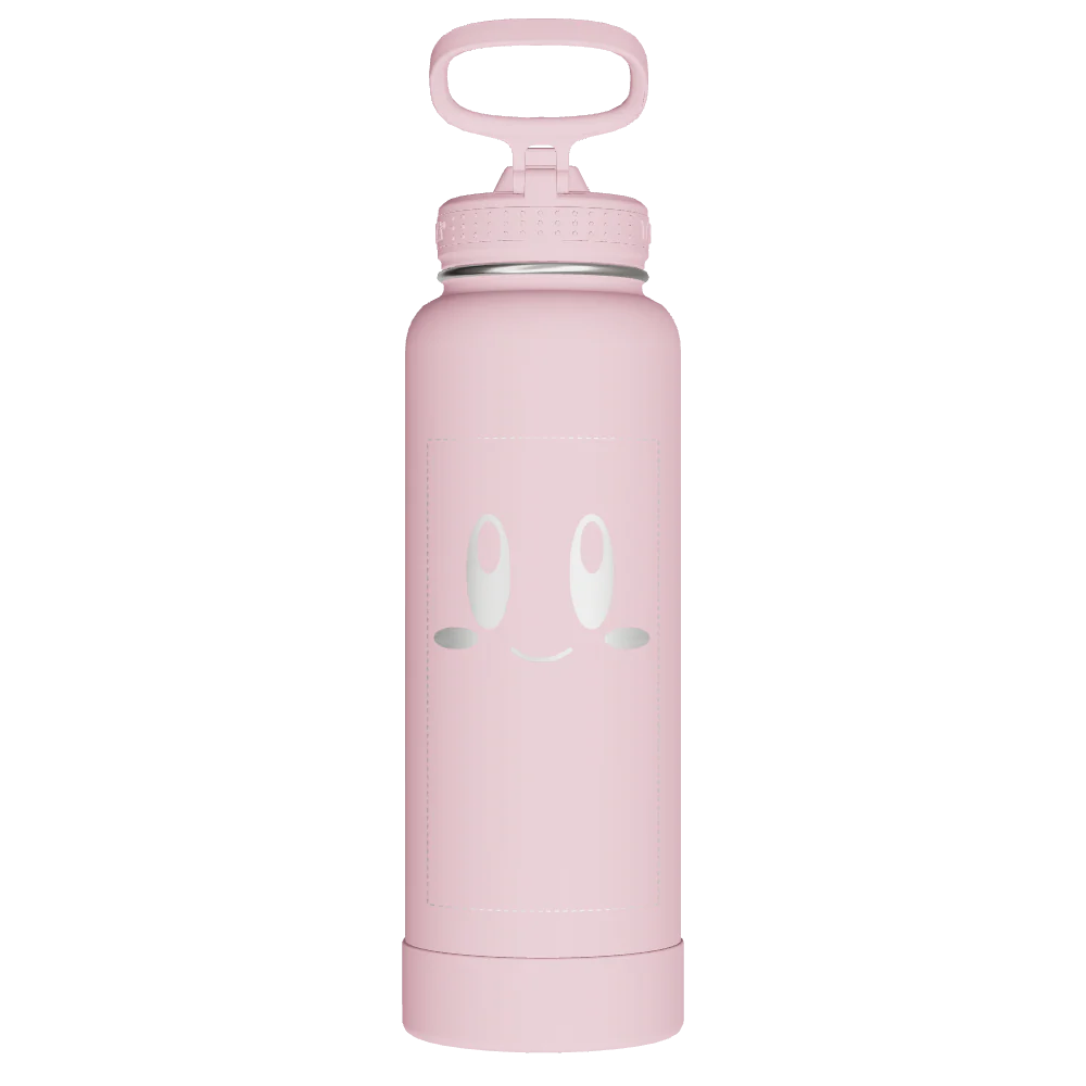 Actives Water Bottle With Straw Lid - customized