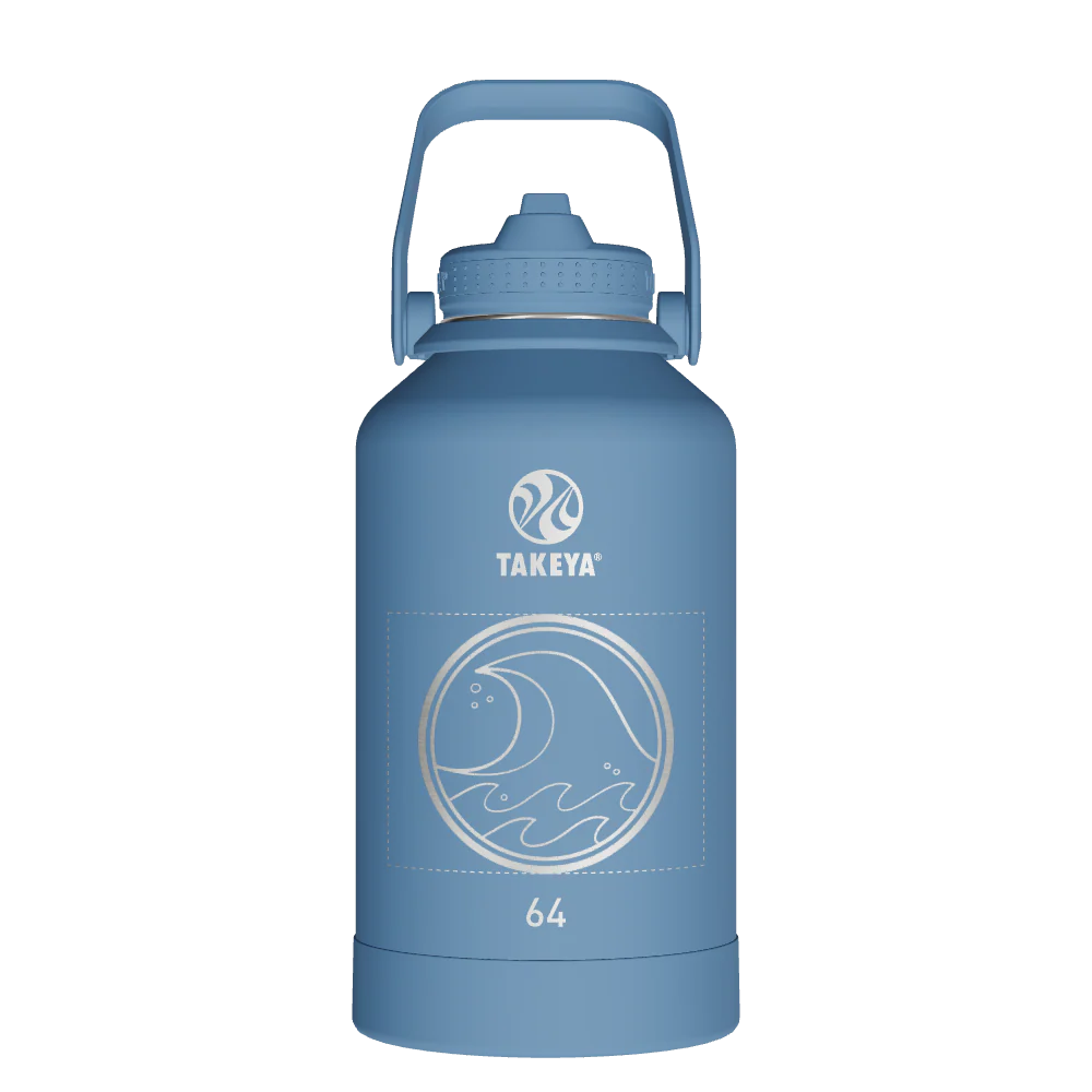 Actives Water Bottle With Straw Lid - customized