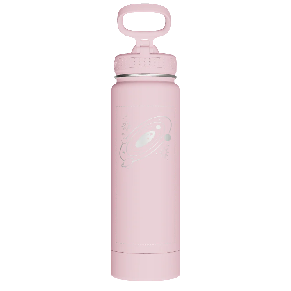 Actives Water Bottle With Straw Lid - customized - Image 2