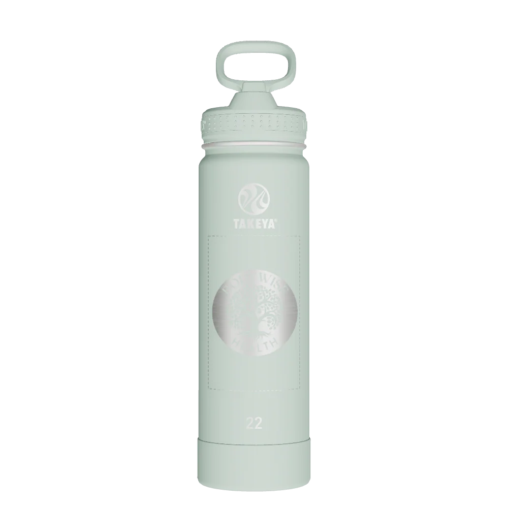 Actives Water Bottle With Straw Lid - customized