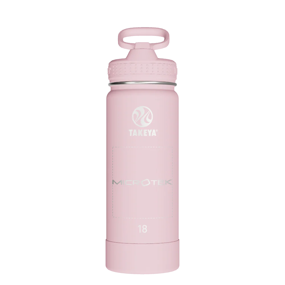 Actives Water Bottle With Straw Lid - customized