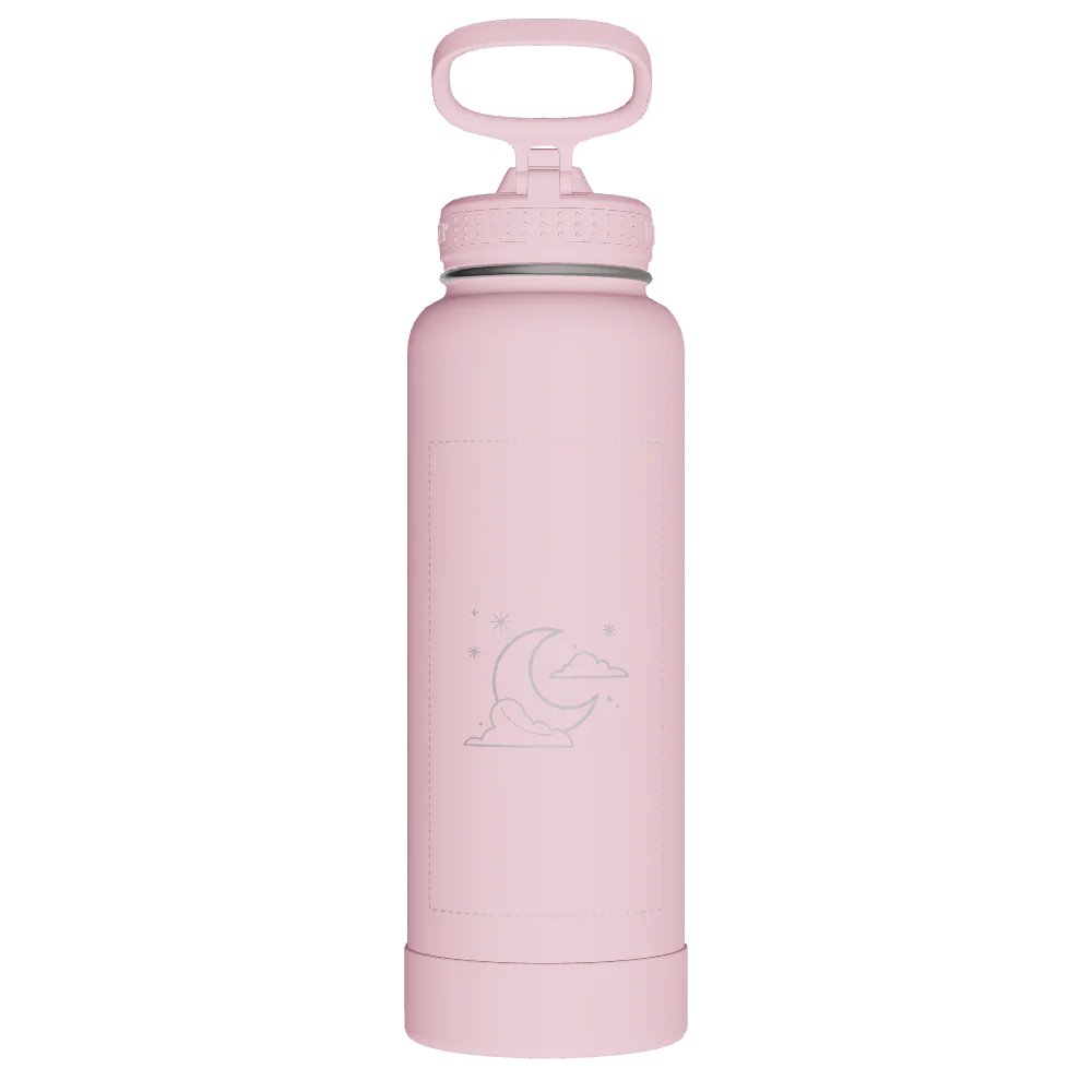 Actives Water Bottle With Straw Lid - customized - Image 2