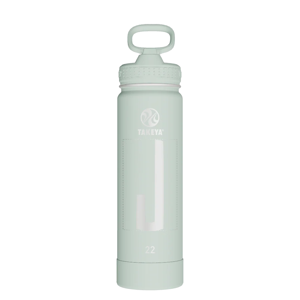 Actives Water Bottle With Straw Lid - customized