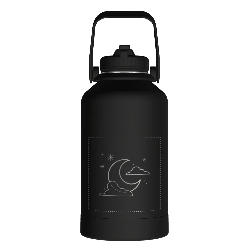 Actives Water Bottle With Straw Lid - customized