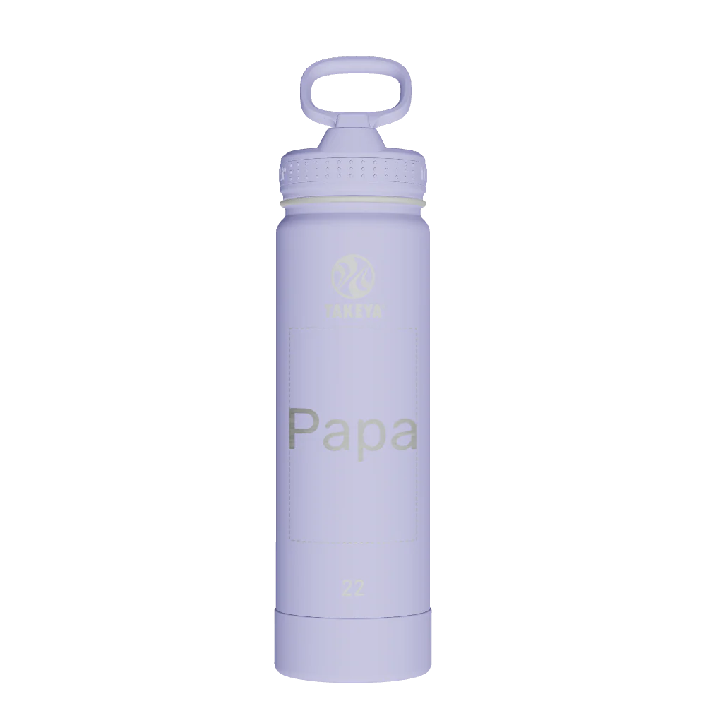 Actives Water Bottle With Straw Lid - customized