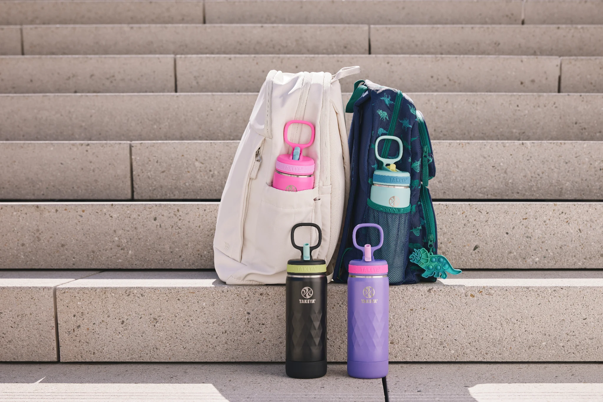 Kids Sport Water Bottle With Straw Lid - Image 13