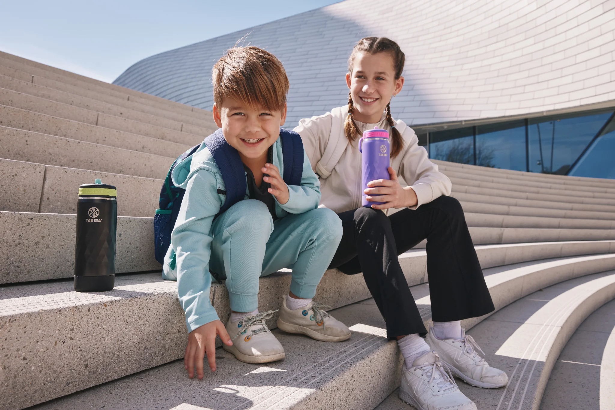 Kids Sport Water Bottle With Straw Lid - Image 14