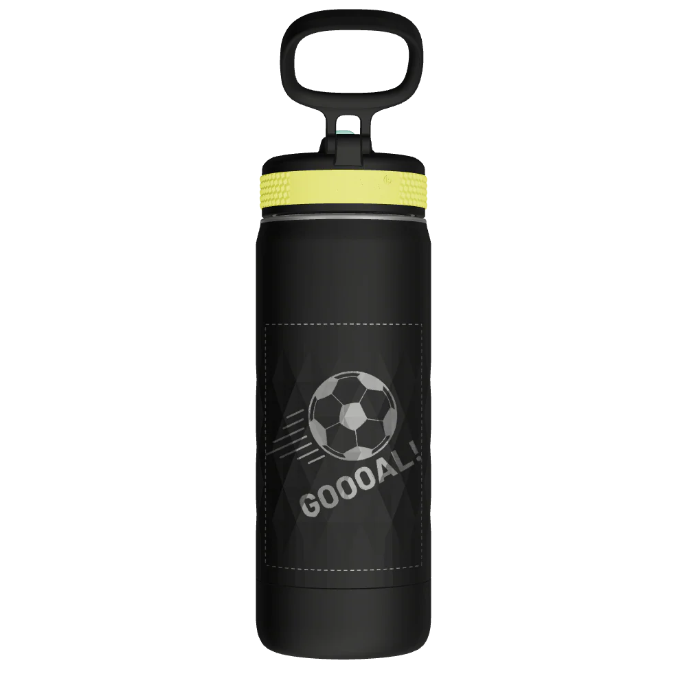 Kids Sport Water Bottle With Straw Lid - customized - Image 2