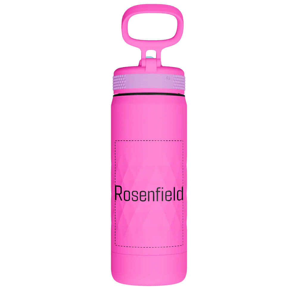 Kids Sport Water Bottle With Straw Lid - customized - Image 2