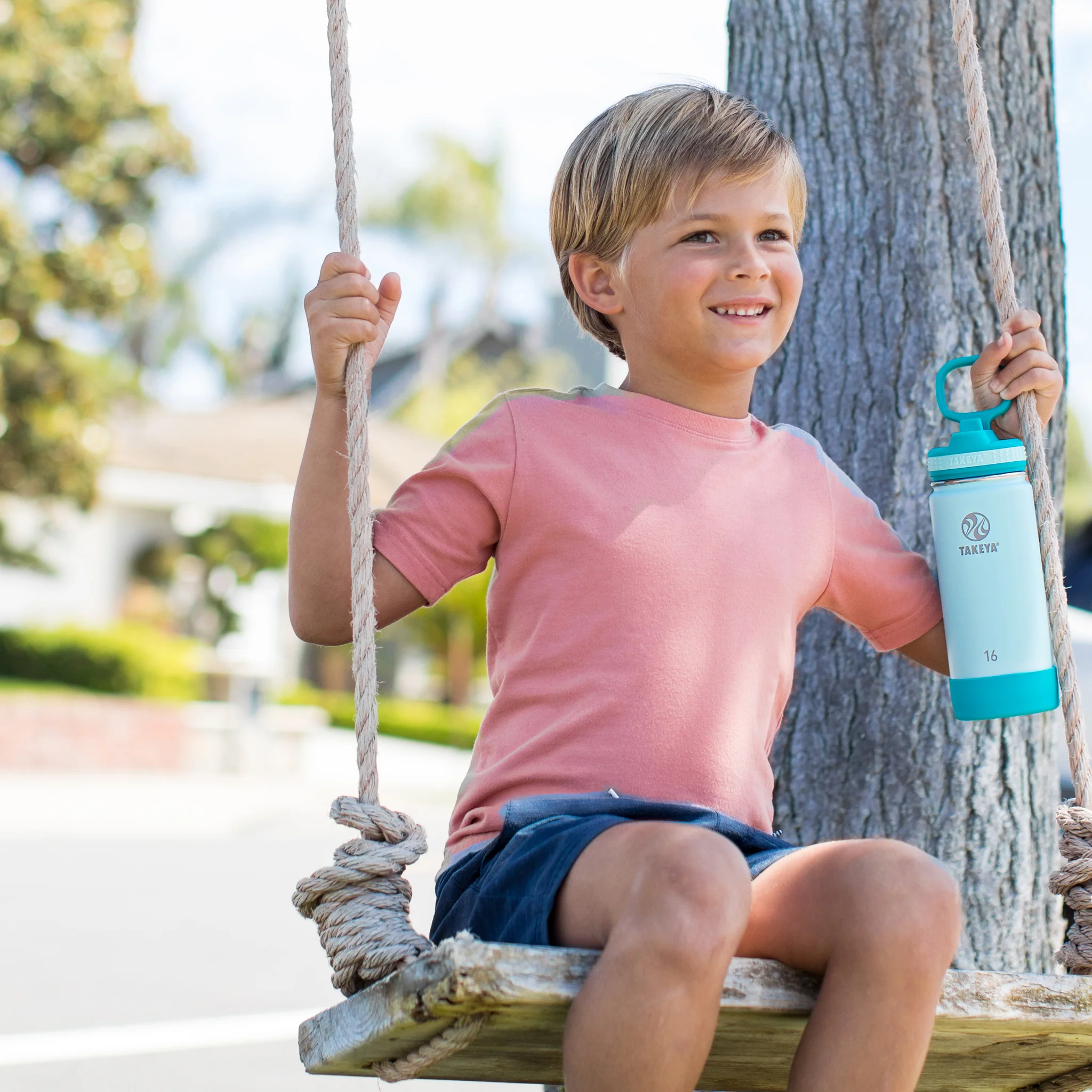 Actives Kids Water Bottle With Straw Lid - Image 56