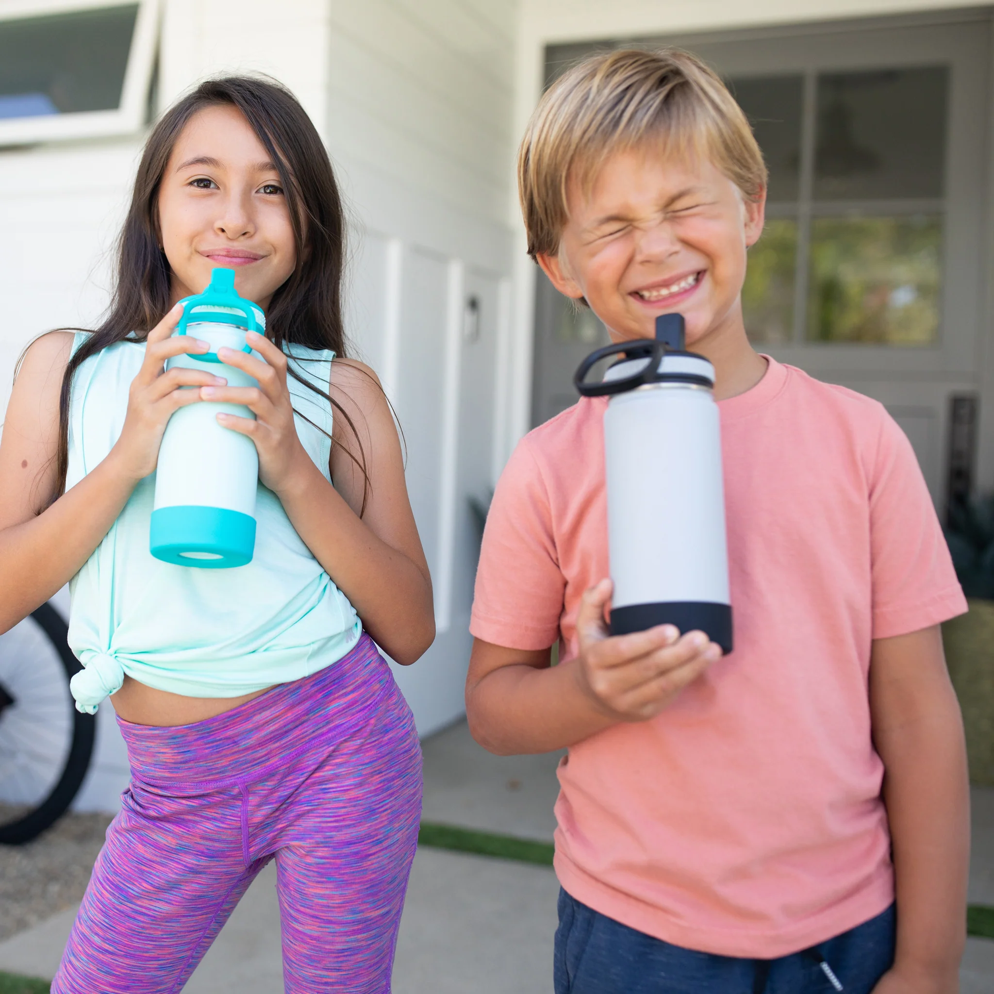 Actives Kids Water Bottle With Straw Lid - Image 59