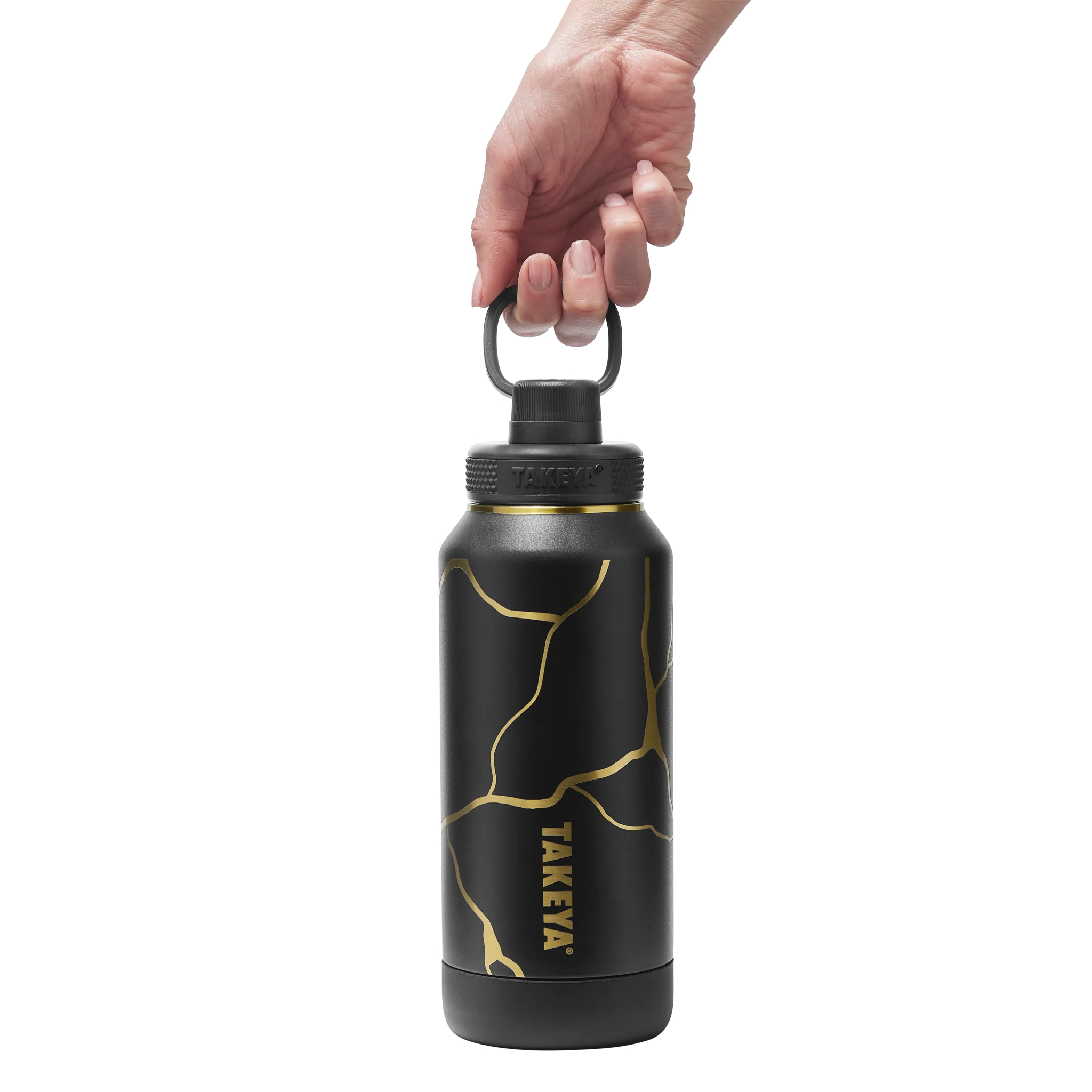 Kintsugi Water Bottle with Spout Lid - Image 9
