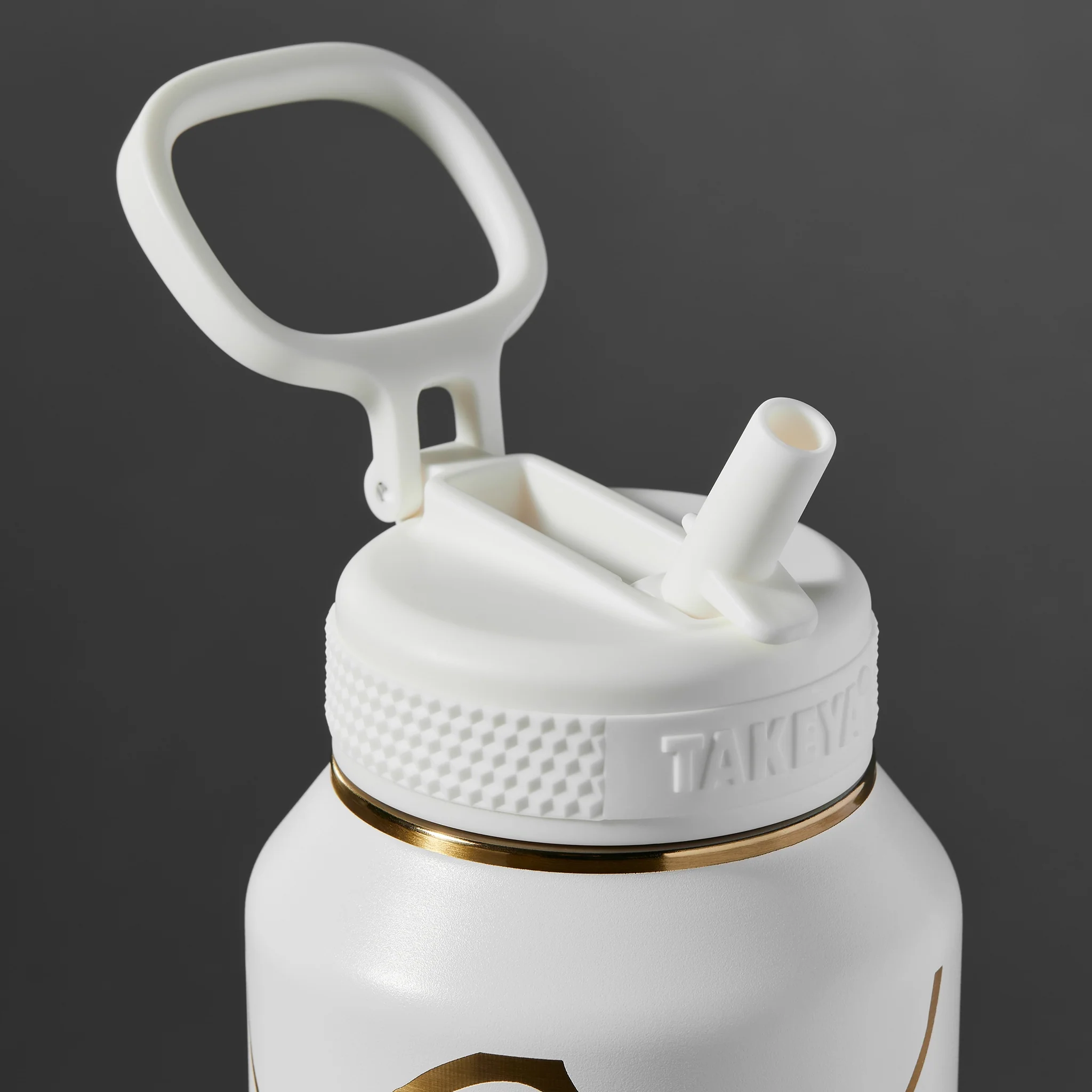 Kintsugi Water Bottle with Straw Lid - Image 10