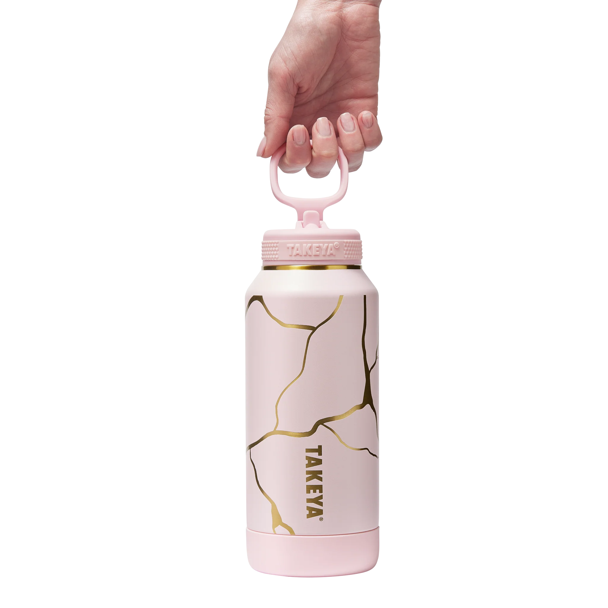 Kintsugi Water Bottle with Straw Lid - Image 3