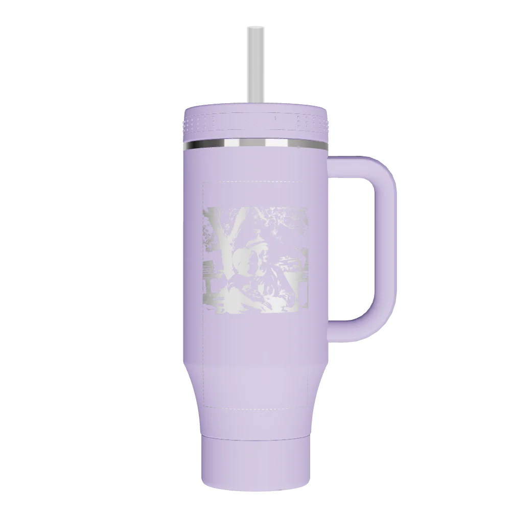 Straw Tumbler With Handle - customized - Image 2