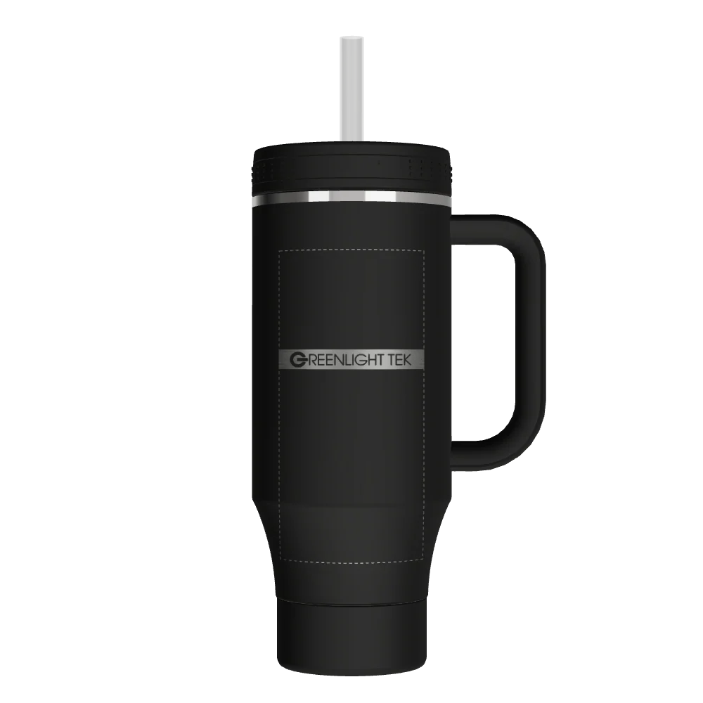 Straw Tumbler With Handle - customized - Image 2