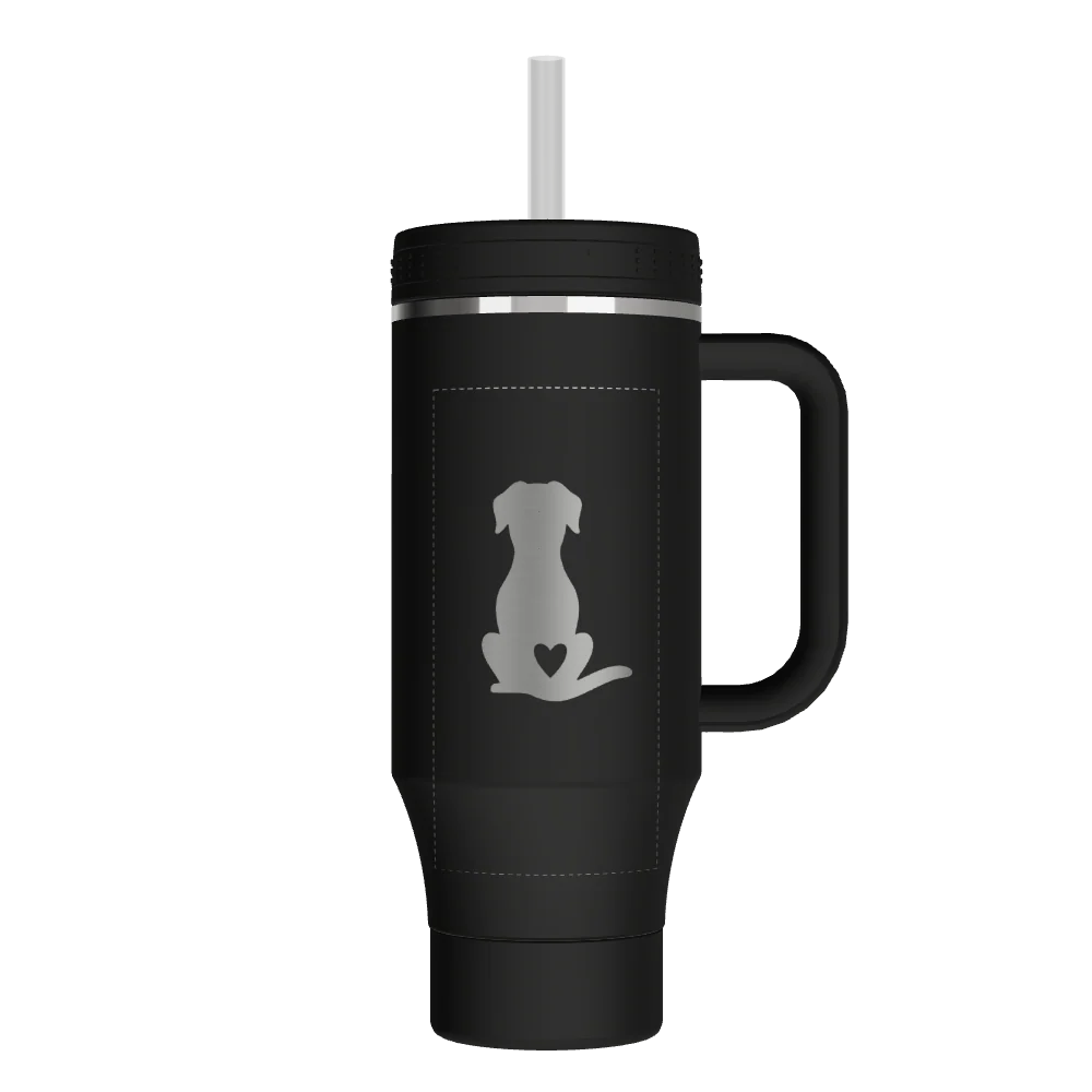 Straw Tumbler With Handle - customized