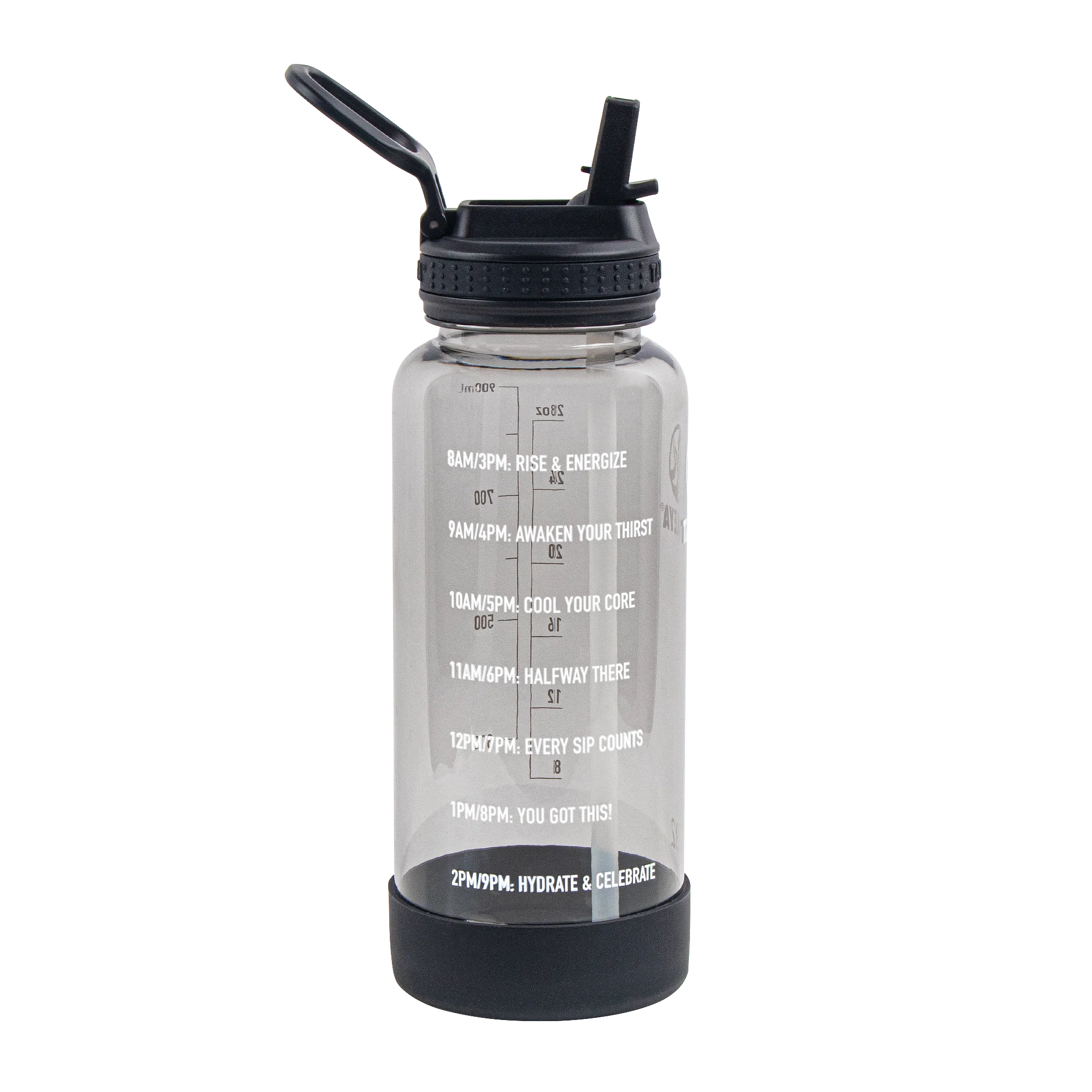 Tritan Motivational Water Bottle With Straw Lid - Image 54