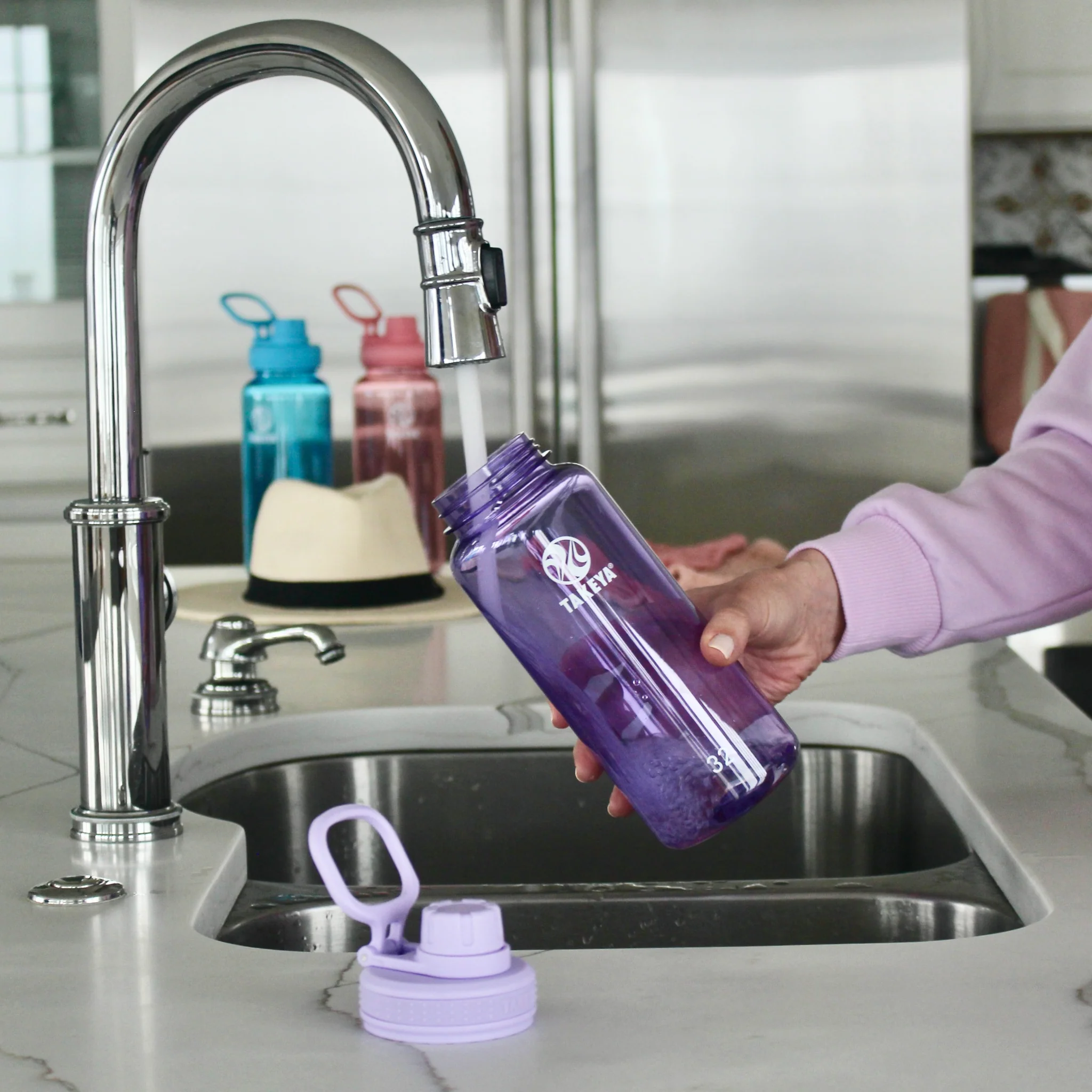 Tritan Water Bottle With Spout Lid - Image 34