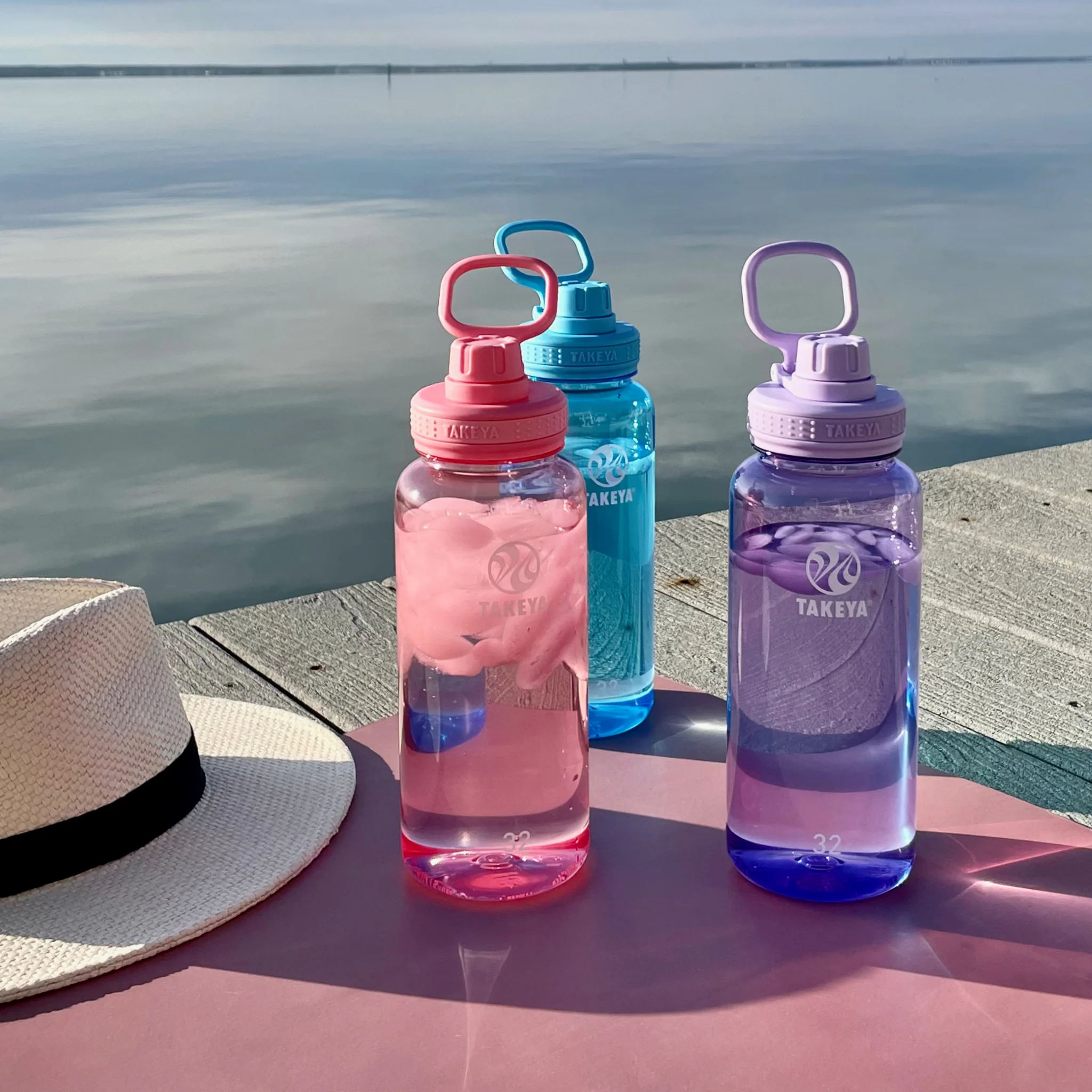 Tritan Water Bottle With Spout Lid - Image 45