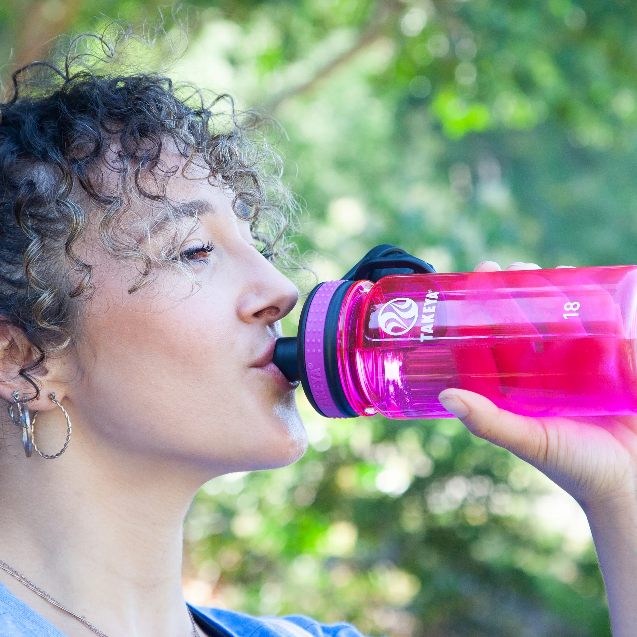 Tritan Water Bottle With Spout Lid - Image 49