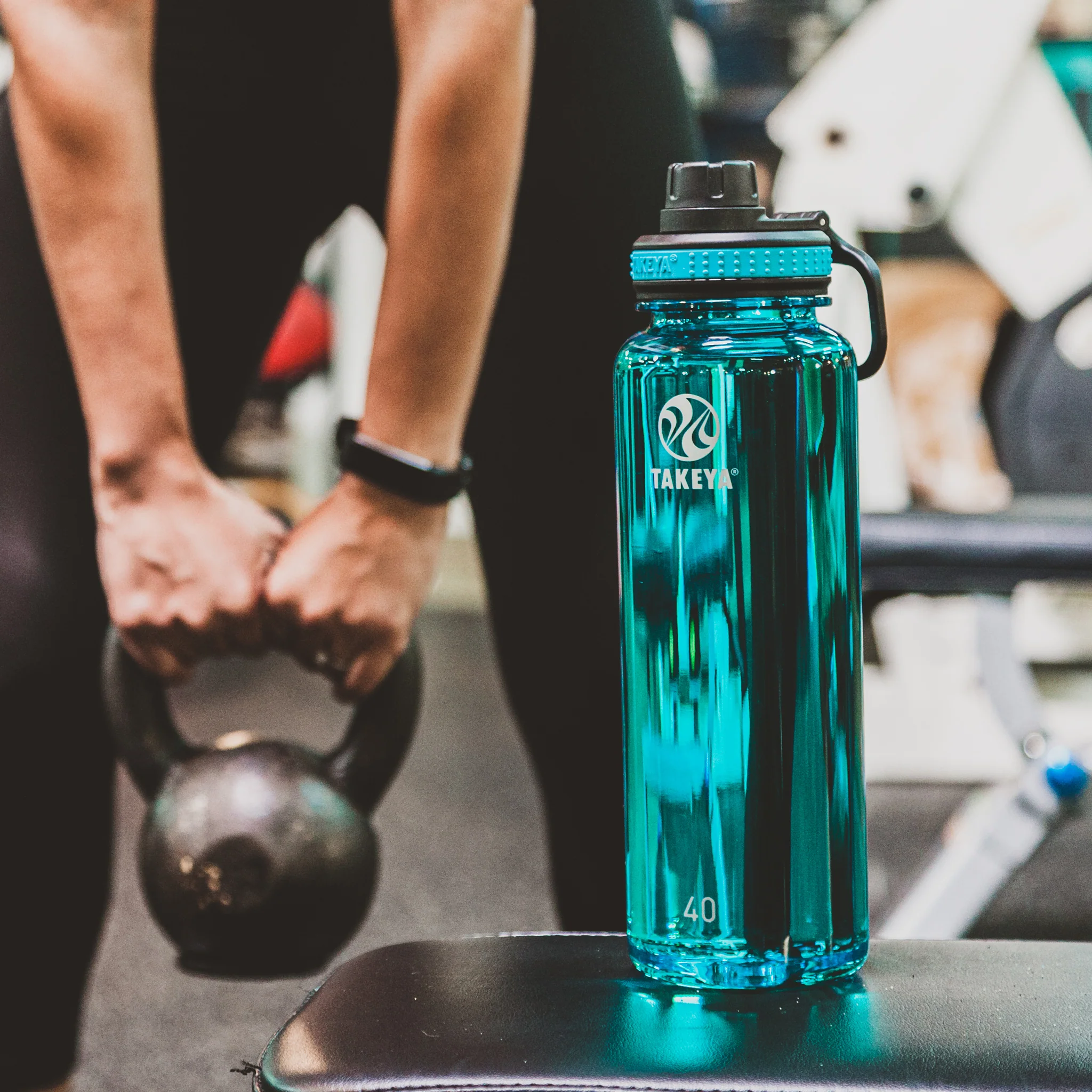 Tritan Water Bottle With Spout Lid - Image 52